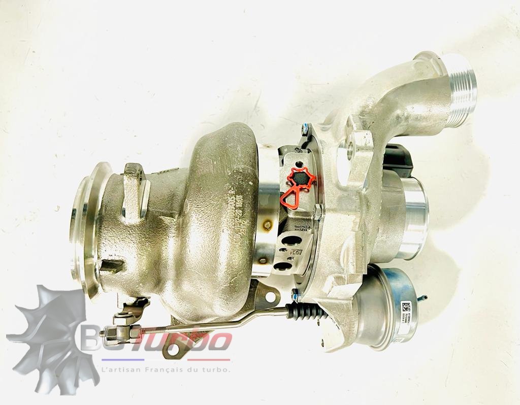 TURBO - HYBRIDE - &nbsp;NEUF OE PRÉPARÉ EN FRANCE &nbsp;- STAGE2 - 0 - 6+6 pales - MFS PERFORMANCE B3A9Diamètre admission - Ind : 53,9 mm / Exd : 67 mm / Angle : 19.6°
