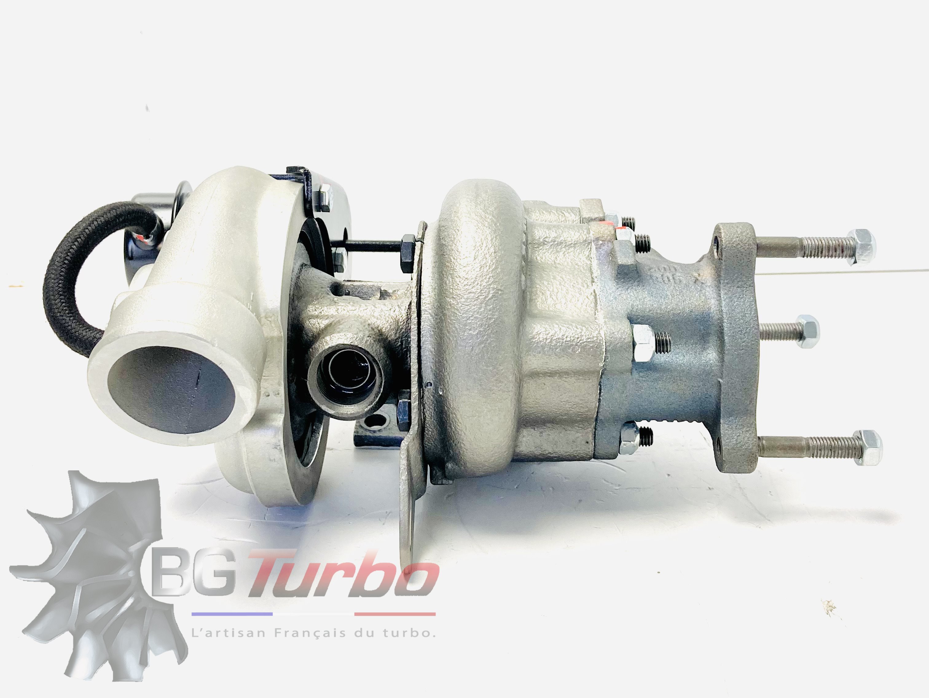 TURBO - HYBRIDE - NEUF OE PRÉPARÉ EN FRANCE - STAGE2 - TB2513 - 6+6 pales - MFS PERFORMANCE 2525Diamètre admission - Ind : 39,8 mm / Exd : 51,37 mm / Angle : 0°
