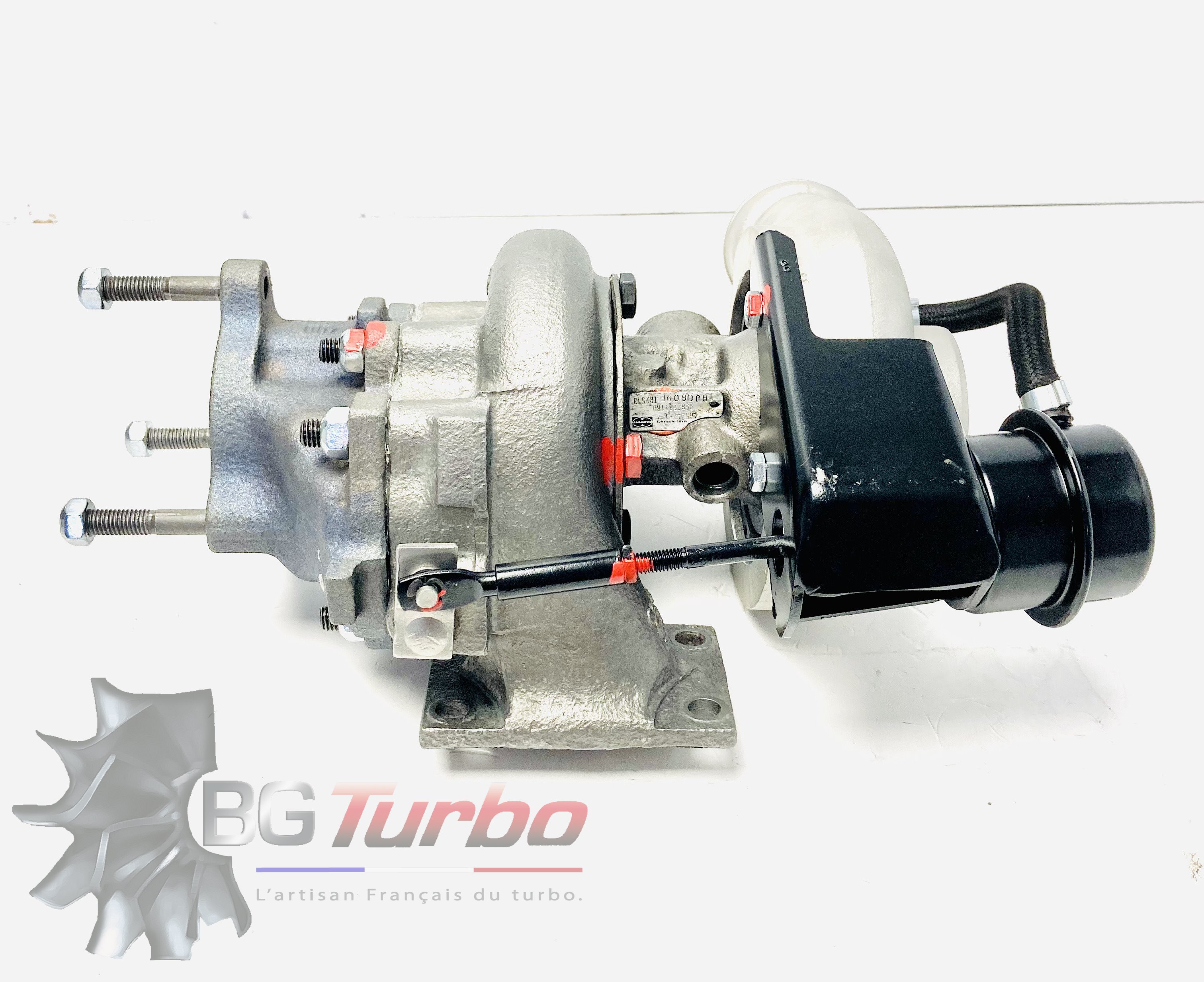 TURBO - HYBRIDE - NEUF OE PRÉPARÉ EN FRANCE - STAGE2 - TB2513 - 6+6 pales - MFS PERFORMANCE 2525Diamètre admission - Ind : 39,8 mm / Exd : 51,37 mm / Angle : 0°
