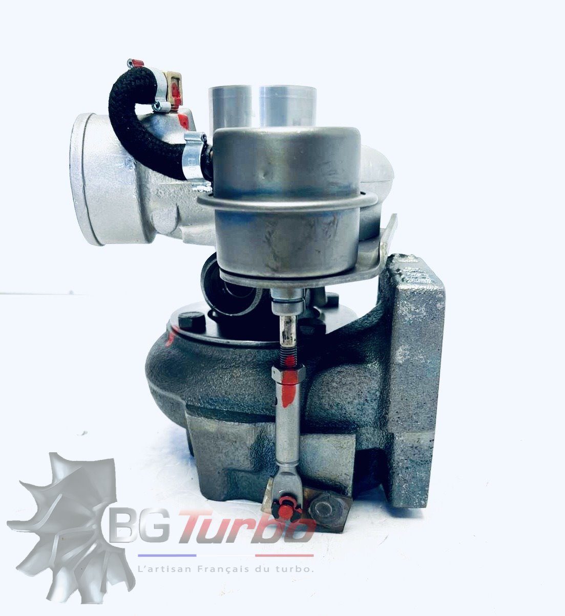 TURBO - HYBRIDE -  E/S PRÉPARÉ EN FRANCE  - STAGE2 - GT17/22 - 6+6 pales - MFS PERFORMANCE 2215 - AIR
Diamètre admission - Ind : 41,52 mm / Exd : 56,02 mm / Angle : 30°
