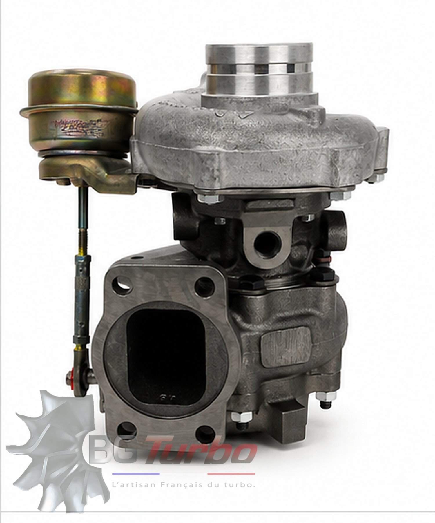 TURBO - HYBRIDE - E/S PRÉPARÉ EN FRANCE - STAGE3 - TB0370 - 6+6 pales - MFS PERFORMANCE 3104Diamètre admission - Ind : 46,41 mm / Exd : 60,25 mm / Angle : 0°
