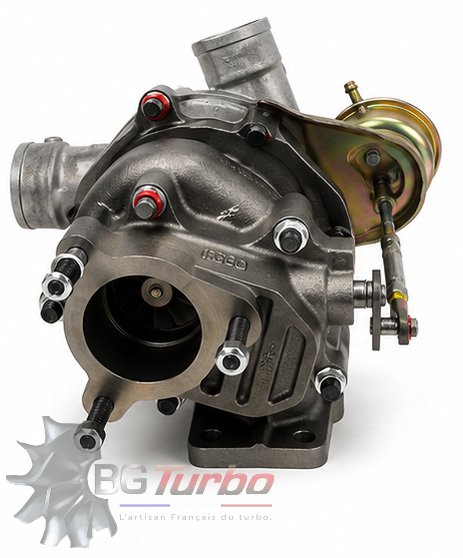 TURBO - HYBRIDE - E/S PRÉPARÉ EN FRANCE - STAGE3 - TB0370 - 6+6 pales - MFS PERFORMANCE 3104Diamètre admission - Ind : 46,41 mm / Exd : 60,25 mm / Angle : 0°
