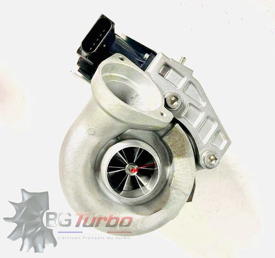 Turbo TURBO - HYBRIDE -  NEUF OE PRÉPARÉ EN FRANCE  - STAGE1 - 0 - 6+6 pales - MFS PERFORMANCE D407Diamètre admission - Ind : 38,35 mm / Exd : 51 mm / Angle : 0°
