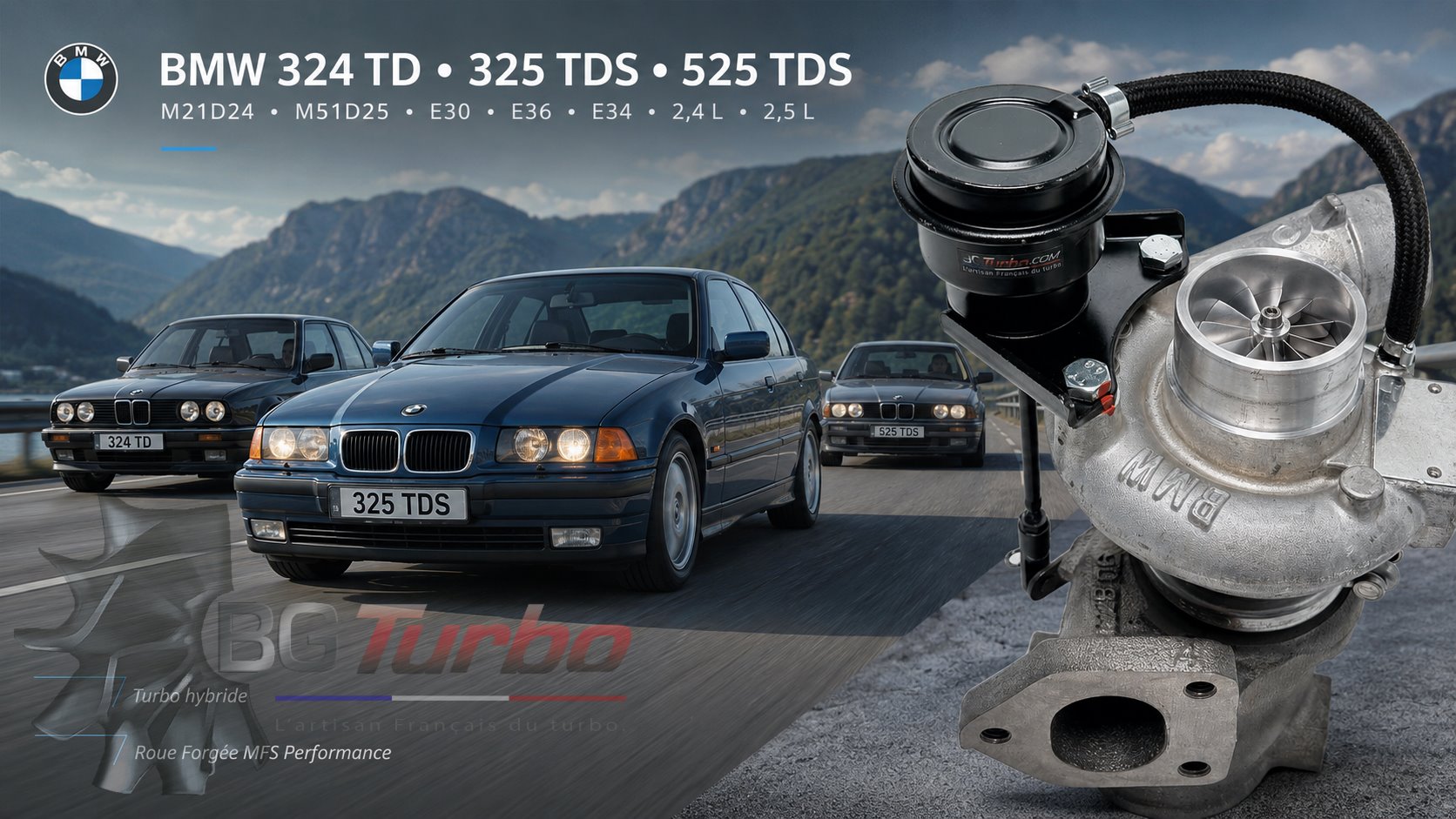 Turbo TURBO - HYBRIDE - &nbsp;NEUF OE PRÉPARÉ EN FRANCE &nbsp;- STAGE1 - 0 - 6+6 pales - MFS PERFORMANCE D403
Diamètre admission - Ind : 37,898 mm / Exd : 49 mm / Angle : 0°
