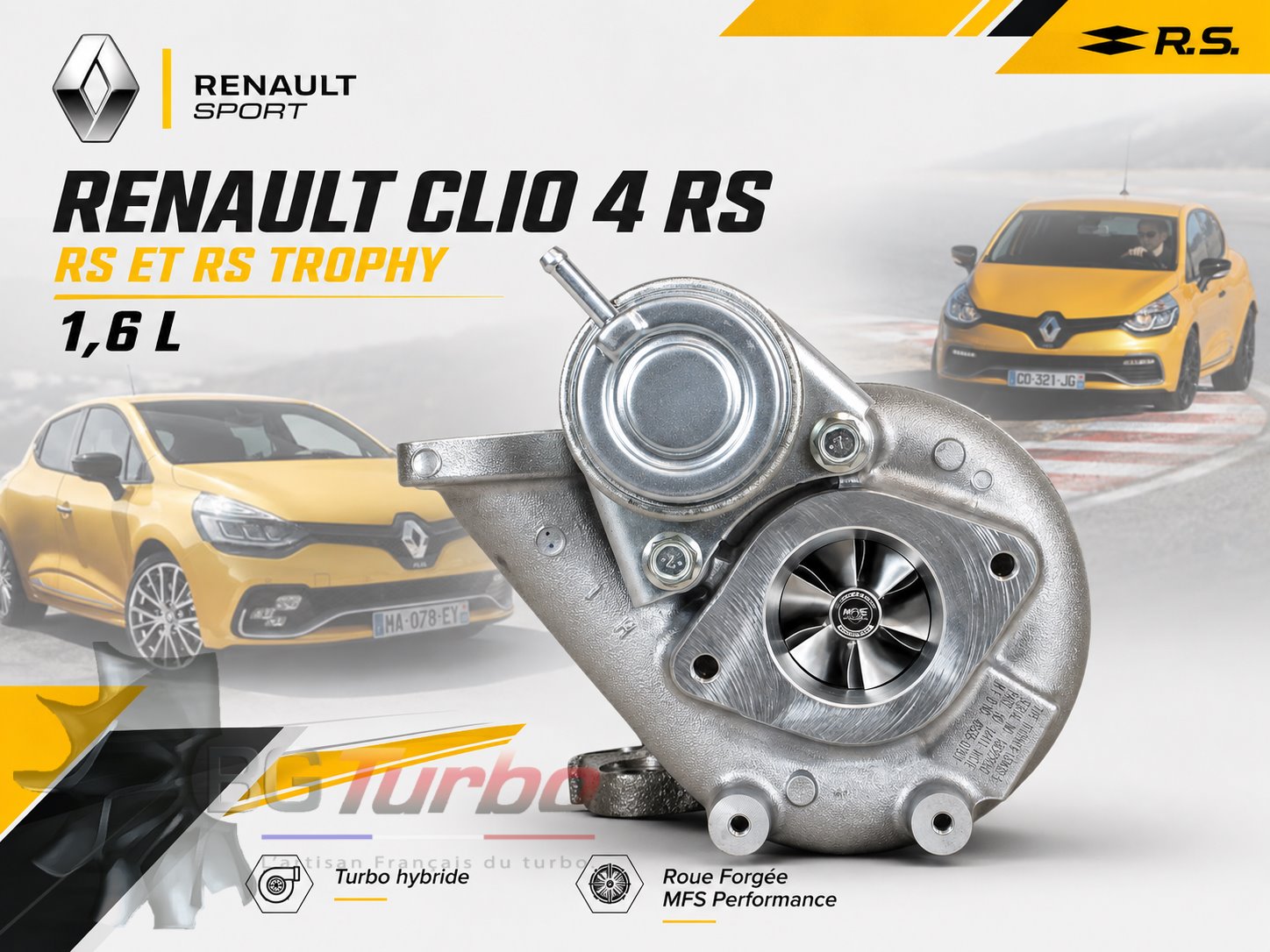 Turbo TURBO - HYBRIDE - &nbsp;NEUF OE PRÉPARÉ EN FRANCE &nbsp;- STAGE1 - TF035 - 6+6 pales - MFS PERFORMANCE D407
Diamètre admission - Ind : 38,35 mm / Exd : 51 mm / Angle : 0°
Turbo Hybride Renault Clio 4 RS 200 cv et RS Trophy 220 cv

