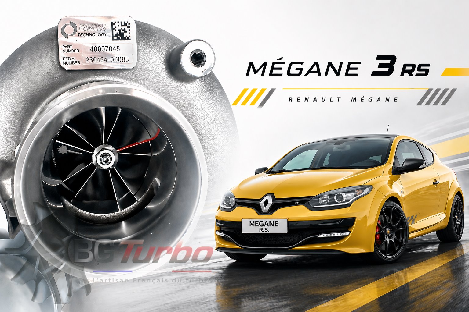 TURBO - HYBRIDE - &nbsp;NEUF ADAPTABLE PRÉPARÉ EN FRANCE &nbsp;- STAGE1 - TDO4L-6TS04H/15 - 6+6 pales - MFS PERFORMANCE D436
Diamètre admission - Ind : 41,95 mm / Exd : 56,02 mm / Angle : 30°
