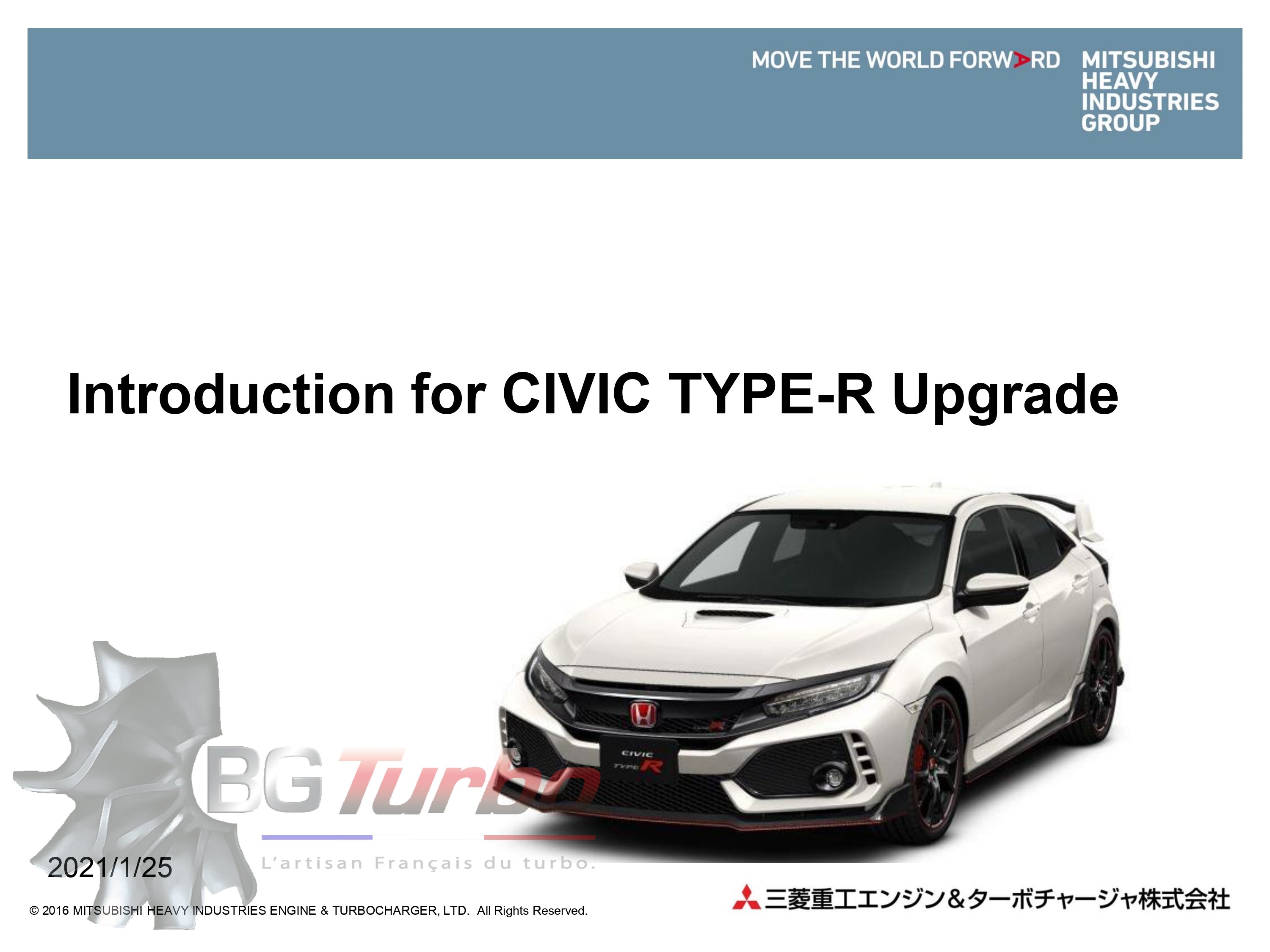 TURBO MITSUBISHI NEUF ORIGINE - TD04HLL1 - UPGRADE - HONDA - 49S89-A0000 - 49S89A0000
