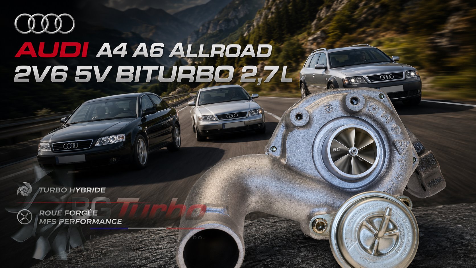 Turbo TURBO - HYBRIDE - &nbsp;NEUF OE PRÉPARÉ EN FRANCE &nbsp;- STAGE1 - 0 - 4+4 pales - MFS PERFORMANCE K347
Diamètre admission - Ind : 31,5 mm / Exd : 45 mm / Angle : 30°
