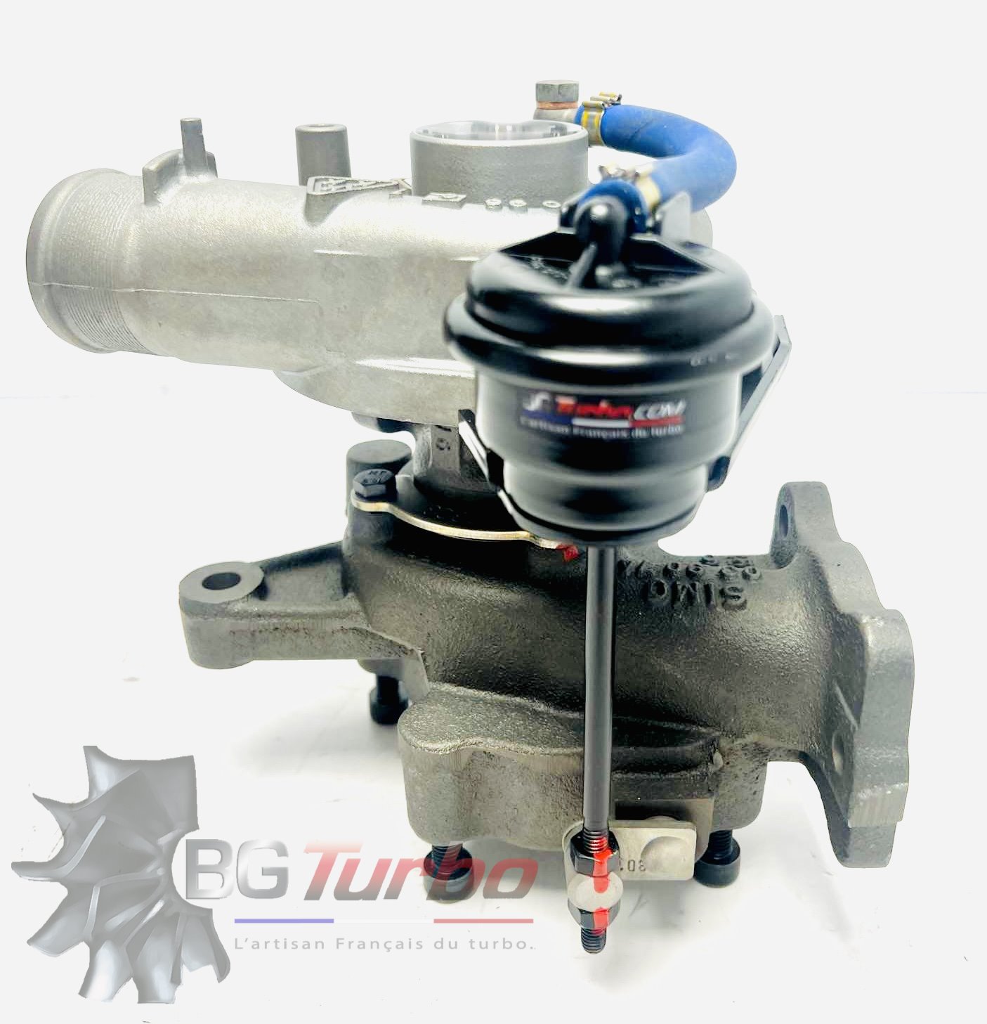 TURBO - HYBRIDE -  NEUF OE PRÉPARÉ EN FRANCE  - STAGE3 - 0 - 6+6 pales - MFS PERFORMANCE K380
Diamètre admission - Ind : 37,84 mm / Exd : 50,96 mm / Angle : 30°
