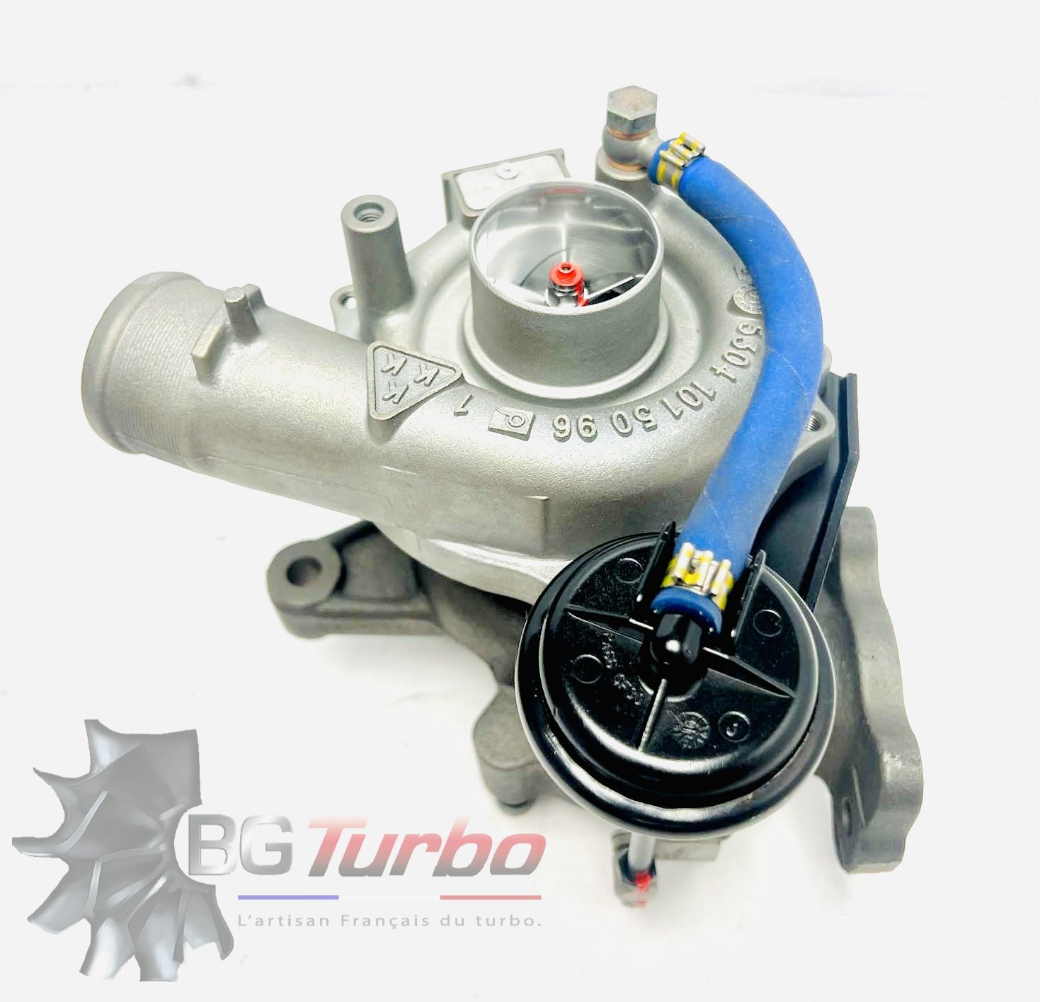 TURBO - HYBRIDE -  NEUF OE PRÉPARÉ EN FRANCE  - STAGE3 - 0 - 6+6 pales - MFS PERFORMANCE K380
Diamètre admission - Ind : 37,84 mm / Exd : 50,96 mm / Angle : 30°
