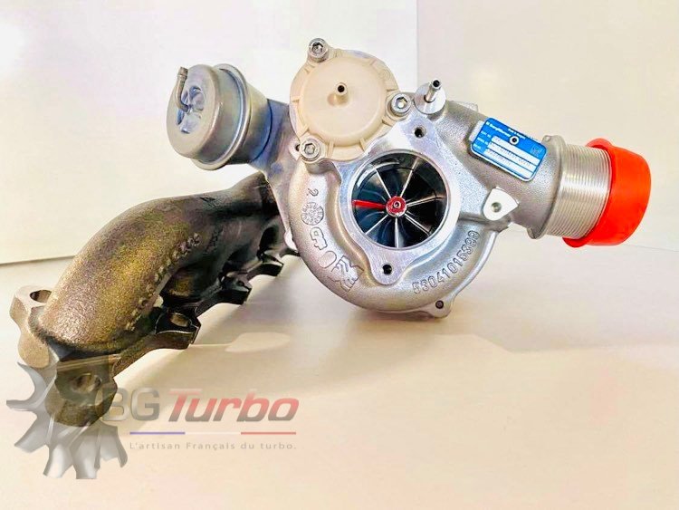 Turbo TURBO - HYBRIDE - &nbsp;NEUF OE PRÉPARÉ EN FRANCE &nbsp;- STAGE1 - 0 - 6+6 pales - MFS PERFORMANCE K380Diamètre admission - Ind : 37,84 mm / Exd : 50,96 mm / Angle : 30°
