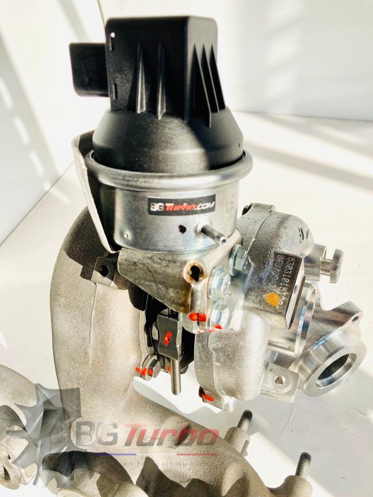 TURBO - HYBRIDE -  NEUF OE PRÉPARÉ EN FRANCE  - STAGE2 - BV43 - 6+6 pales - MFS PERFORMANCE K3B4
Diamètre admission - Ind : 36,96 mm / Exd : 46 mm / Angle : 14.8°
