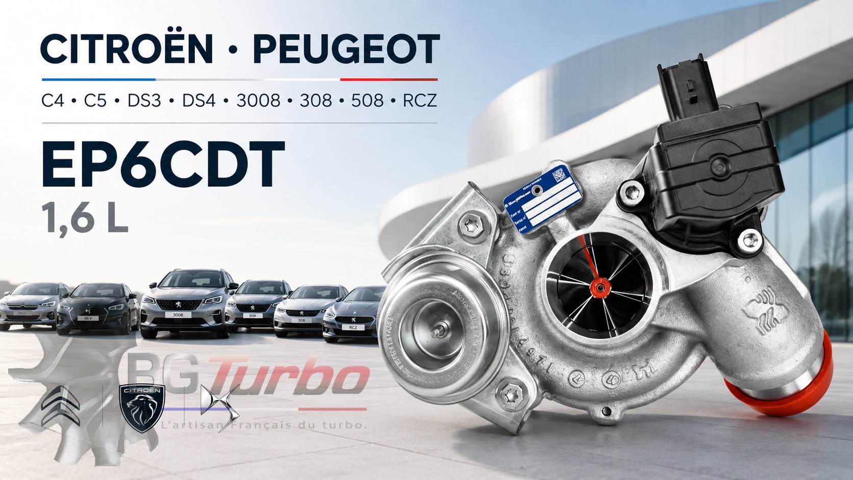 Turbo TURBO - HYBRIDE - &nbsp;NEUF OE PRÉPARÉ EN FRANCE &nbsp;- STAGE1 - 0 - 6+6 pales - MFS PERFORMANCE K3A4Diamètre admission - Ind : 34,53 mm / Exd : 50,96 mm / Angle : 0°
