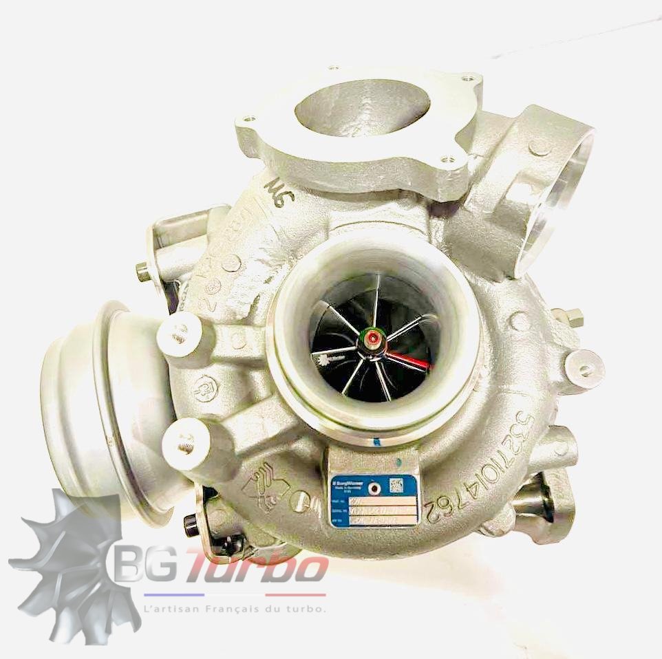 Turbo TURBO - HYBRIDE -  NEUF OE PRÉPARÉ EN FRANCE  - STAGE1 - 0 - 7+7 pales - MFS PERFORMANCE 2651
Diamètre admission - Ind : 50,33 mm / Exd : 72,6 mm / Angle : 30° - VA AVEC 54409700009
