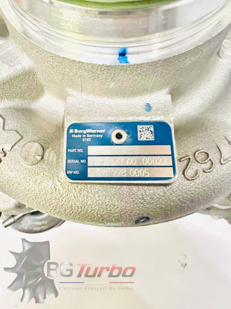 TURBO - HYBRIDE -  NEUF OE PRÉPARÉ EN FRANCE  - STAGE2 - 0 - 7+7 pales - MFS PERFORMANCE K262
Diamètre admission - Ind : 54,64 mm / Exd : 71 mm / Angle : 0° - VA AVEC 54409700009
