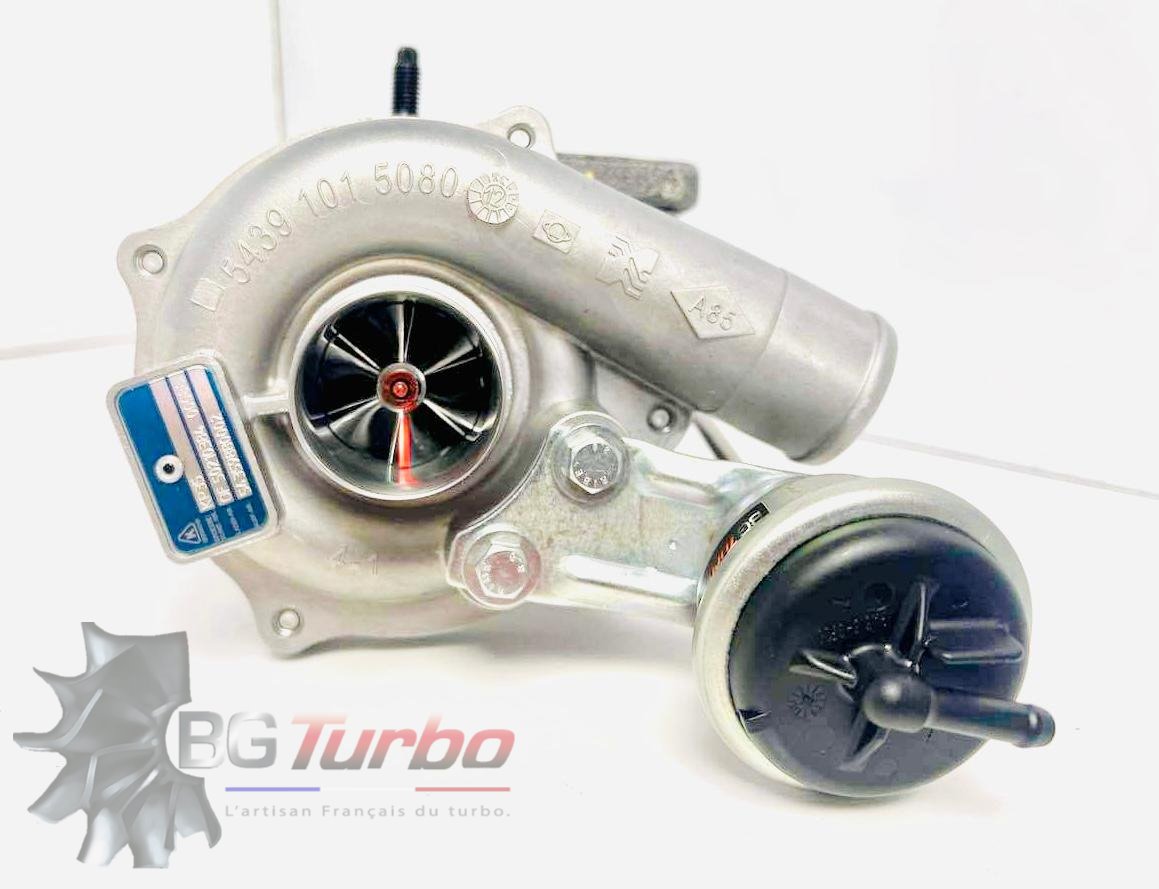 TURBO - HYBRIDE -  NEUF OE PRÉPARÉ EN FRANCE  - STAGE3 - KP35 - 6+6 pales - MFS PERFORMANCE 3917Diamètre admission - Ind : 33,6 mm / Exd : 46 mm / Angle : 30°

