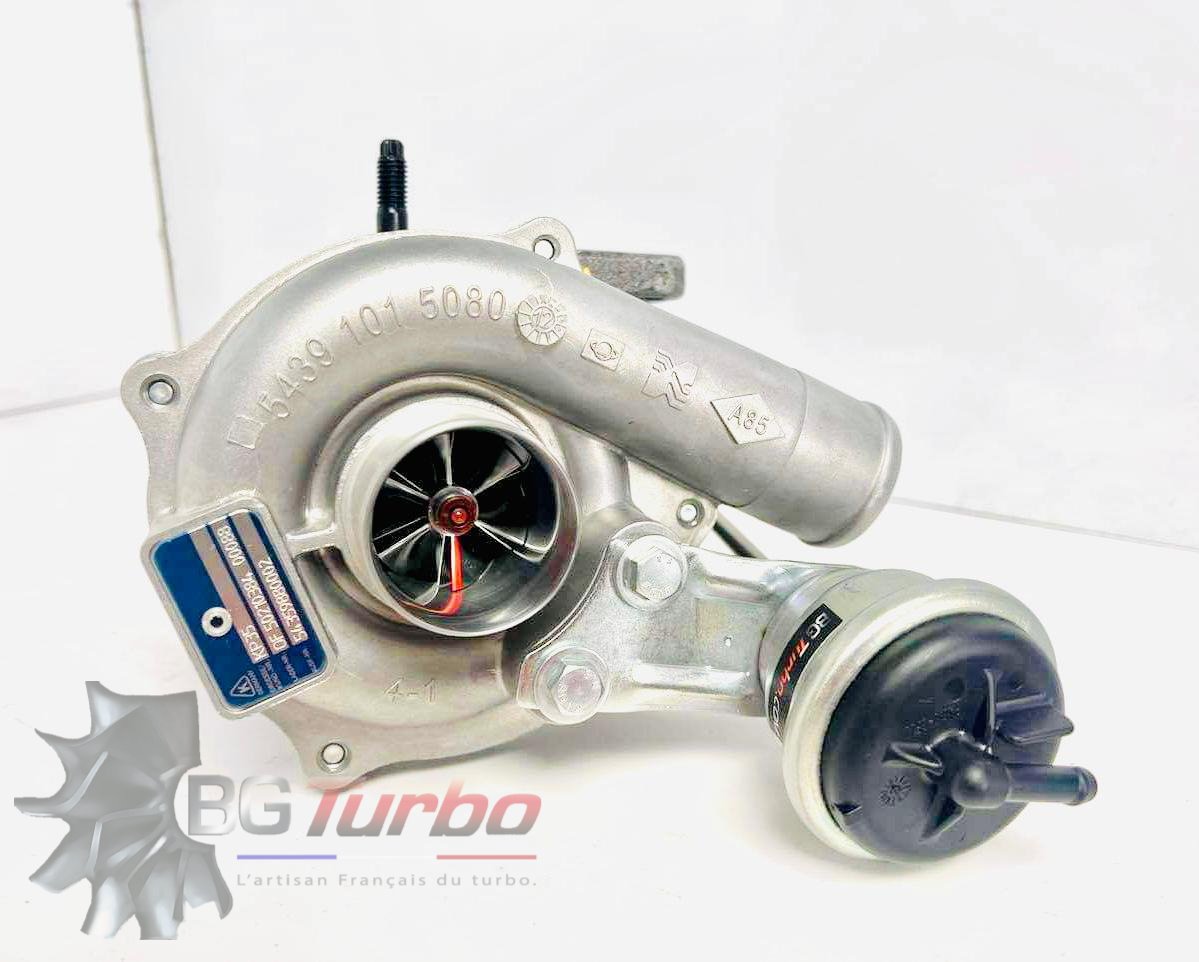 TURBO - HYBRIDE -  E/S PRÉPARÉ EN FRANCE  - STAGE3 - KP35 - 6+6 pales - MFS PERFORMANCE 3917Diamètre admission - Ind : 33,6 mm / Exd : 46 mm / Angle : 30°
