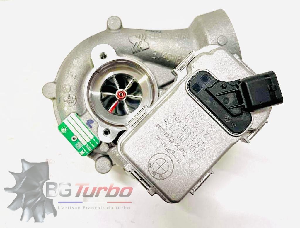 TURBO - HYBRIDE -  NEUF OE PRÉPARÉ EN FRANCE  - STAGE1 - 0 - 6+6 pales - MFS PERFORMANCE 3906
Diamètre admission - Ind : 33,98 mm / Exd : 46 mm / Angle : 18° - VA AVEC 53269700005
