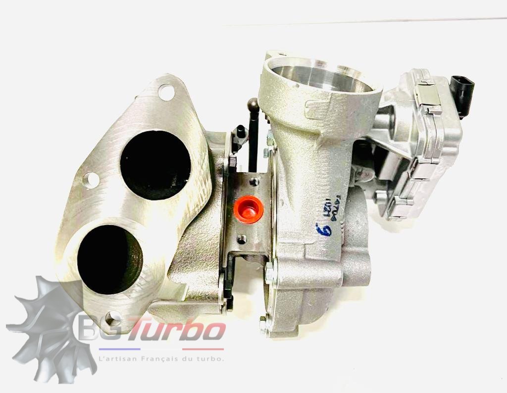 TURBO - HYBRIDE -  NEUF OE PRÉPARÉ EN FRANCE  - STAGE1 - 0 - 6+6 pales - MFS PERFORMANCE 3906
Diamètre admission - Ind : 33,98 mm / Exd : 46 mm / Angle : 18° - VA AVEC 53269700005
