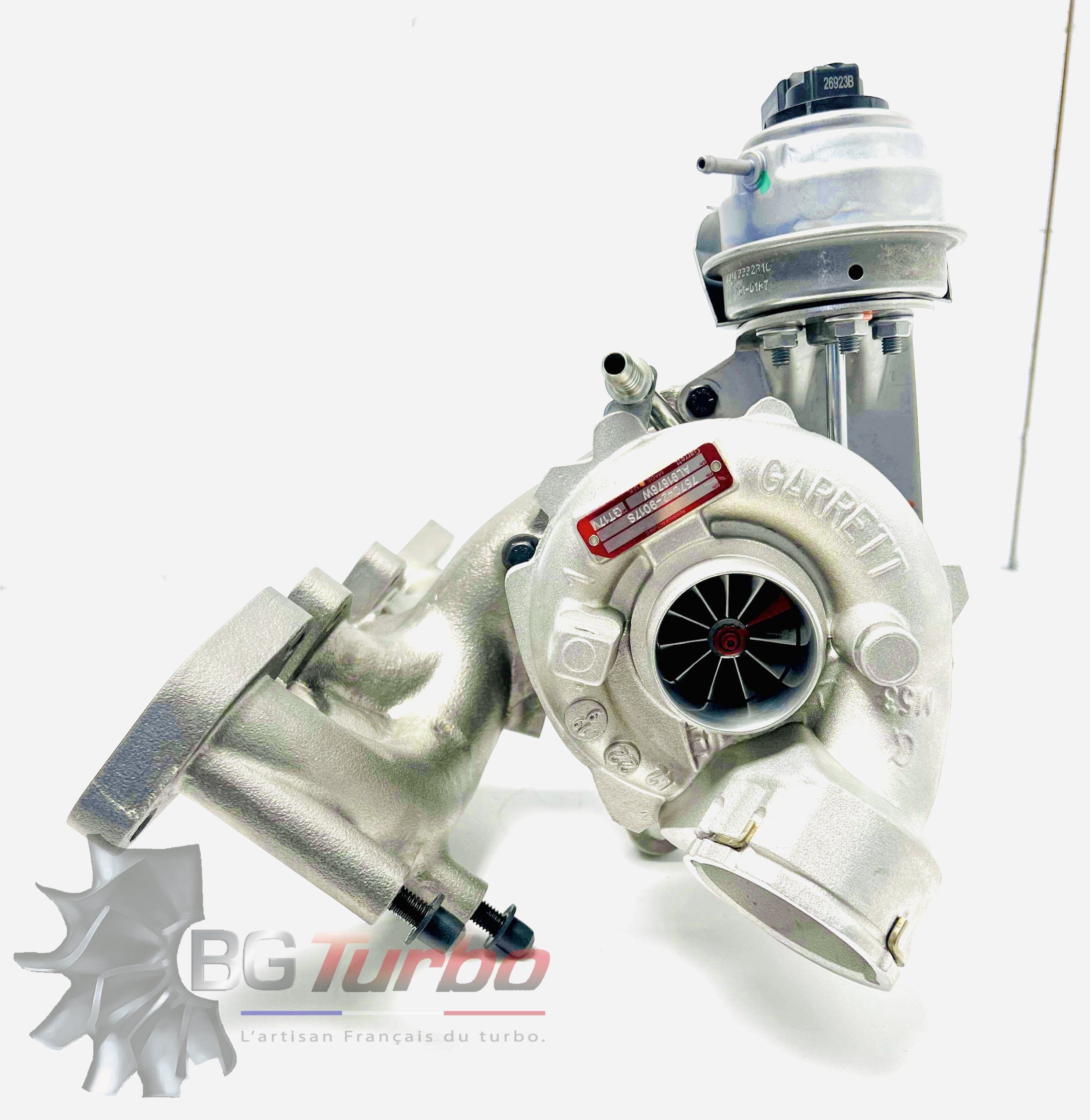 TURBO - HYBRIDE -  E/S PRÉPARÉ EN FRANCE  - STAGE3 - GTB1749VM(S3) - 6+6 pales - MFS PERFORMANCE 2215Diamètre admission - Ind : 41,52 mm / Exd : 56,02 mm / Angle : 30°
