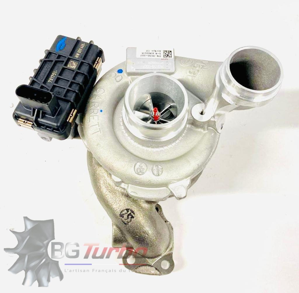 TURBO - HYBRIDE -  NEUF OE PRÉPARÉ EN FRANCE  - STAGE1 - GT2056V - 6+6 pales - MFS PERFORMANCE 2224
Diamètre admission - Ind : 43,36 mm / Exd : 56,03 mm / Angle : 30°

