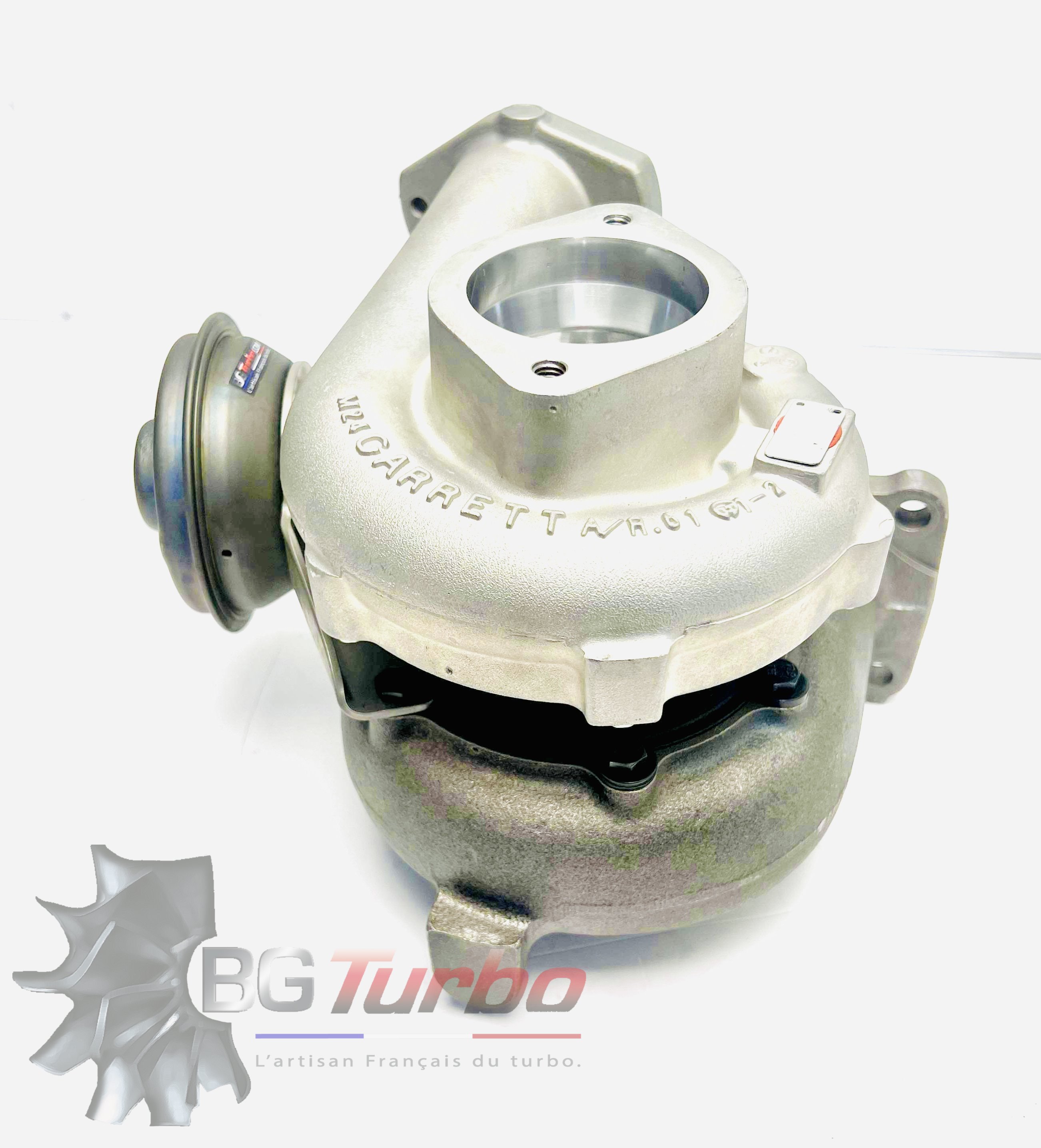 TURBO - HYBRIDE - E/S PRÉPARÉ EN FRANCE - STAGE1 - GT2359V - 6+6 pales - MFS PERFORMANCE 2553Diamètre admission - Ind : 44,47 mm / Exd : 59,48 mm / Angle : 0°
