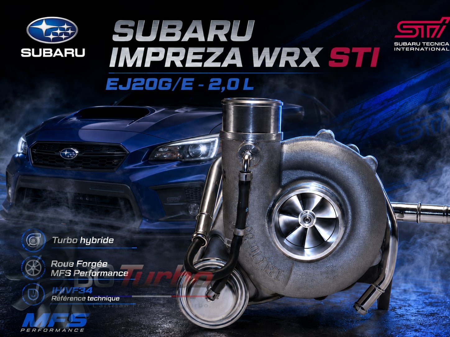 Turbo TURBO - HYBRIDE - &nbsp;NEUF OE PRÉPARÉ EN FRANCE &nbsp;- STAGE1 - RHF5HB - 6+6 pales - MFS PERFORMANCE 5504
Diamètre admission - Ind : 46,5 mm / Exd : 59,94 mm / Angle : 0°
