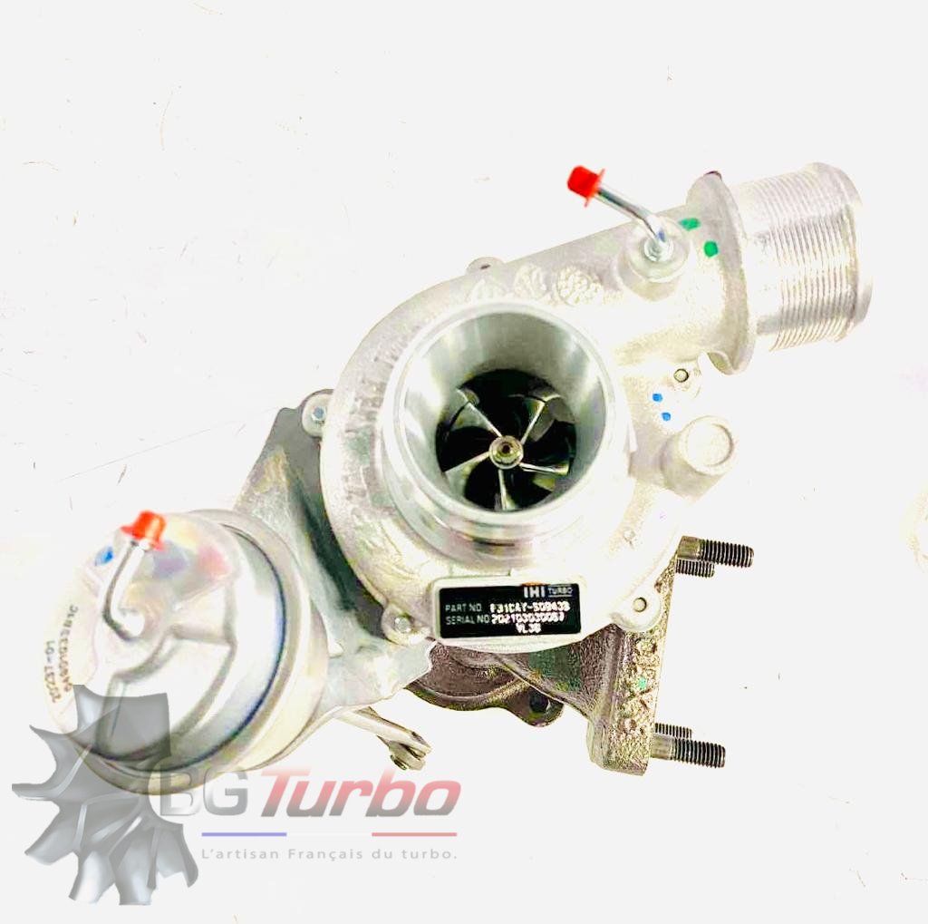 TURBO - HYBRIDE -  NEUF OE PRÉPARÉ EN FRANCE  - STAGE2 - 0 - 5+5 pales - MFS PERFORMANCE F356Diamètre admission - Ind : 34,5 mm / Exd : 43 mm / Angle : 30°
