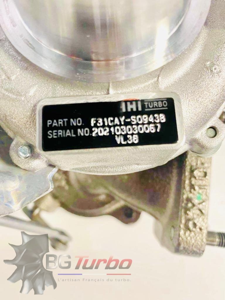 TURBO - HYBRIDE -  NEUF OE PRÉPARÉ EN FRANCE  - STAGE2 - 0 - 5+5 pales - MFS PERFORMANCE F356Diamètre admission - Ind : 34,5 mm / Exd : 43 mm / Angle : 30°
