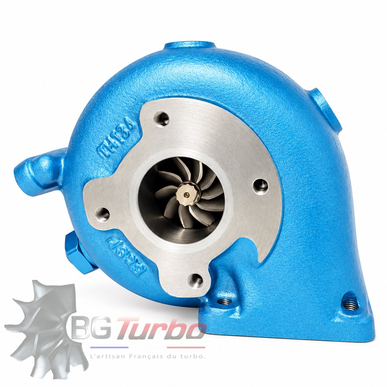 Turbocompresseur YAMAHA MARINE pour moteur diesel ME432ST / ME432STI / ME432STI P1 / P2 4,16 L 6 cylindres - N57 _ 285 à 315 ch _ Réf. OE N64-14690-00 / N64-14690-00-00 _ AISAN 1100-64720 _ Modèle SX432
