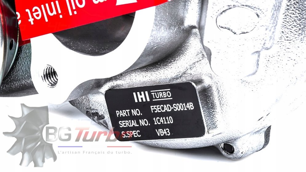 TURBO - NEUF ORIGINE IHI - VL - TOYOTA - G16E-GTS - VB43 - 1720118010A

